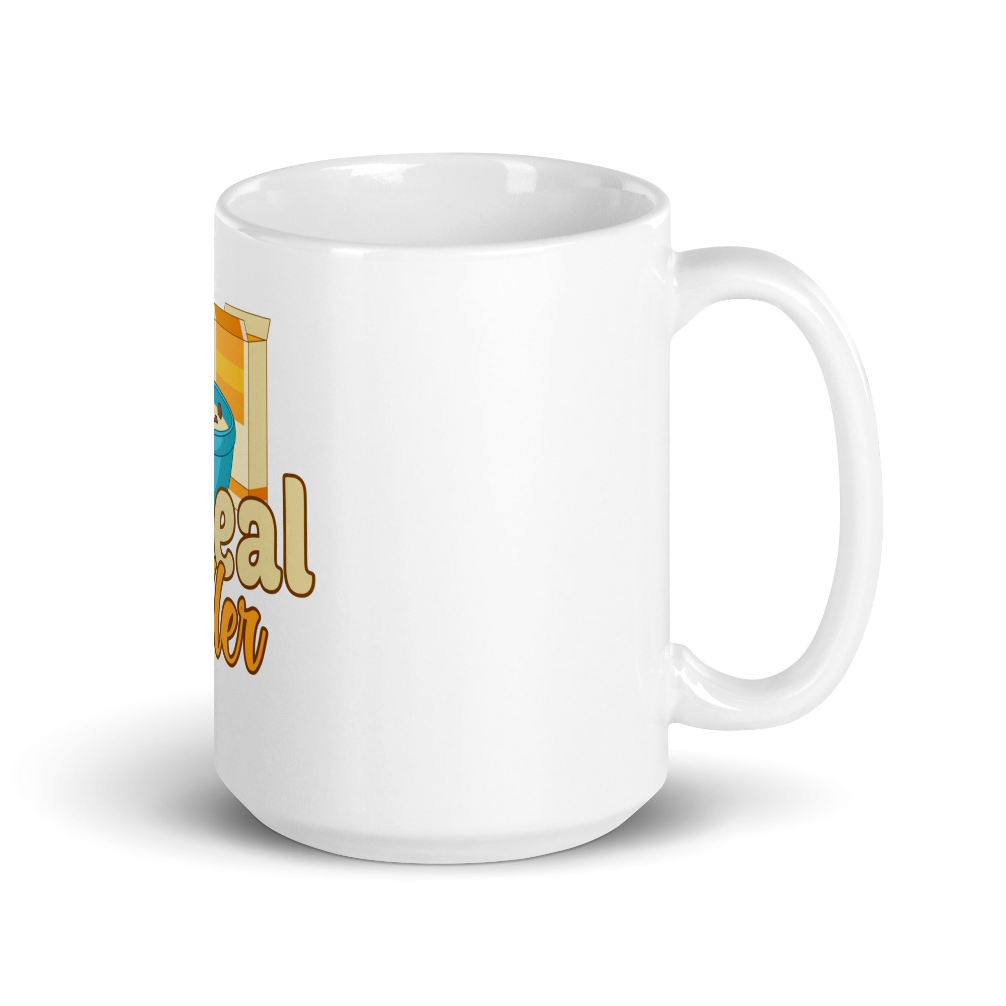 Cereal Killer White glossy mug