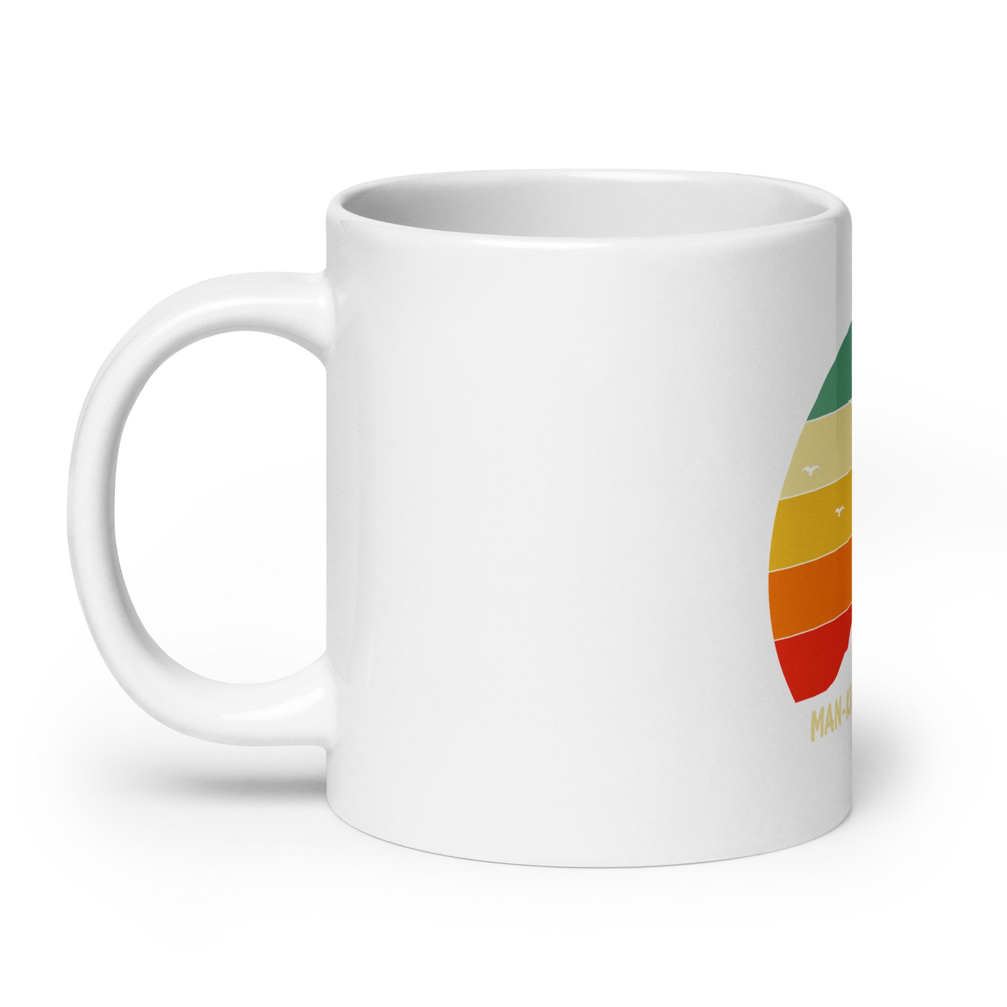 Be Kind White glossy mug
