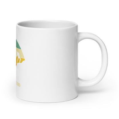 Be Kind White glossy mug