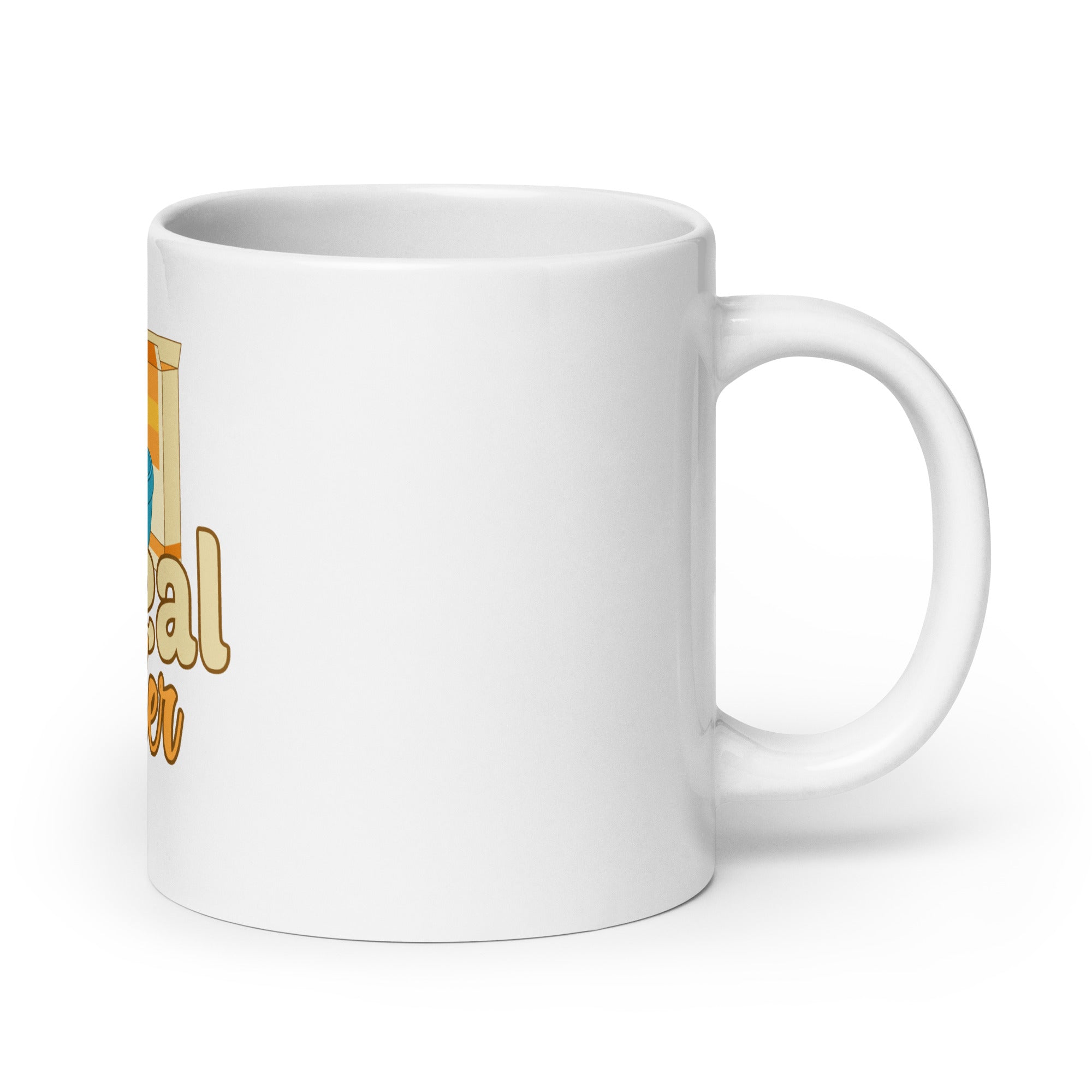 Cereal Killer White glossy mug