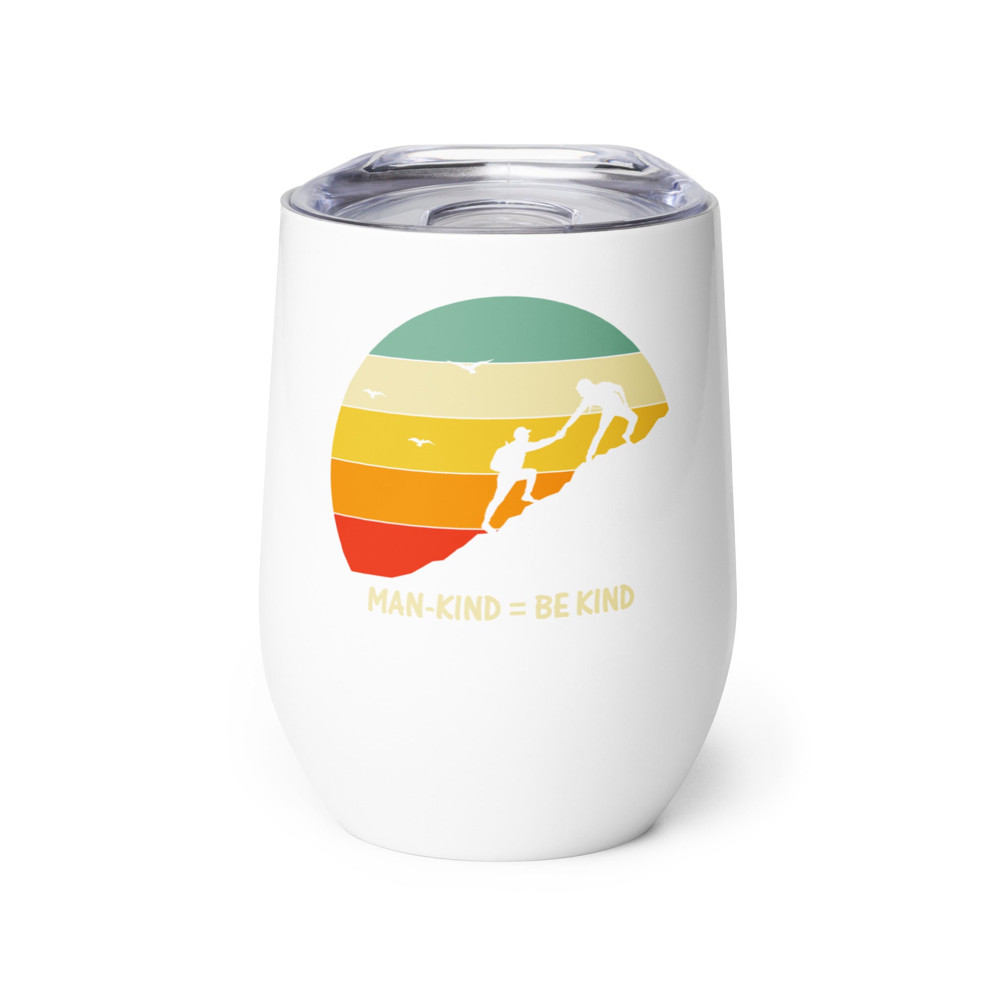 Be Kind Wine tumbler