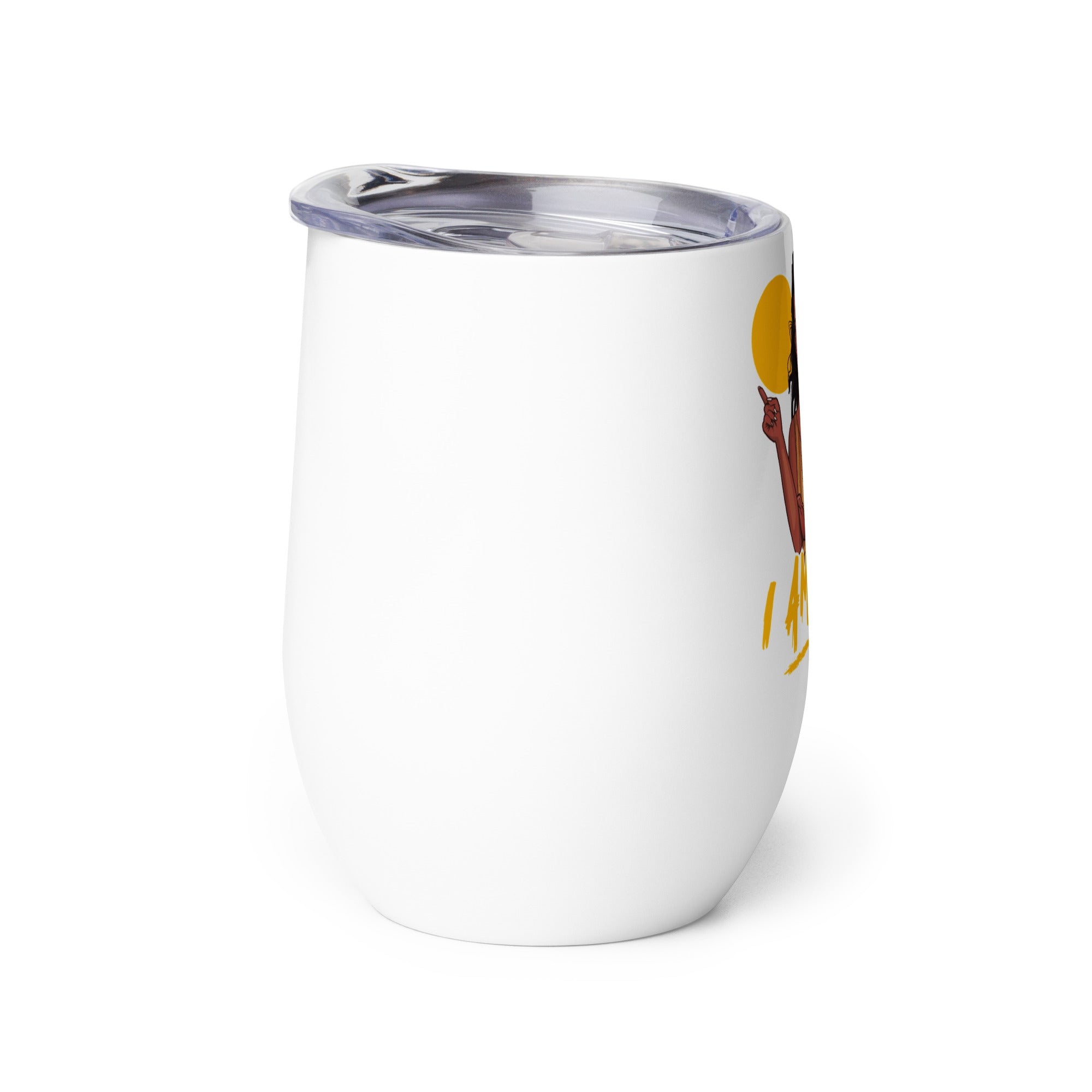 I Am Hot Wine tumbler