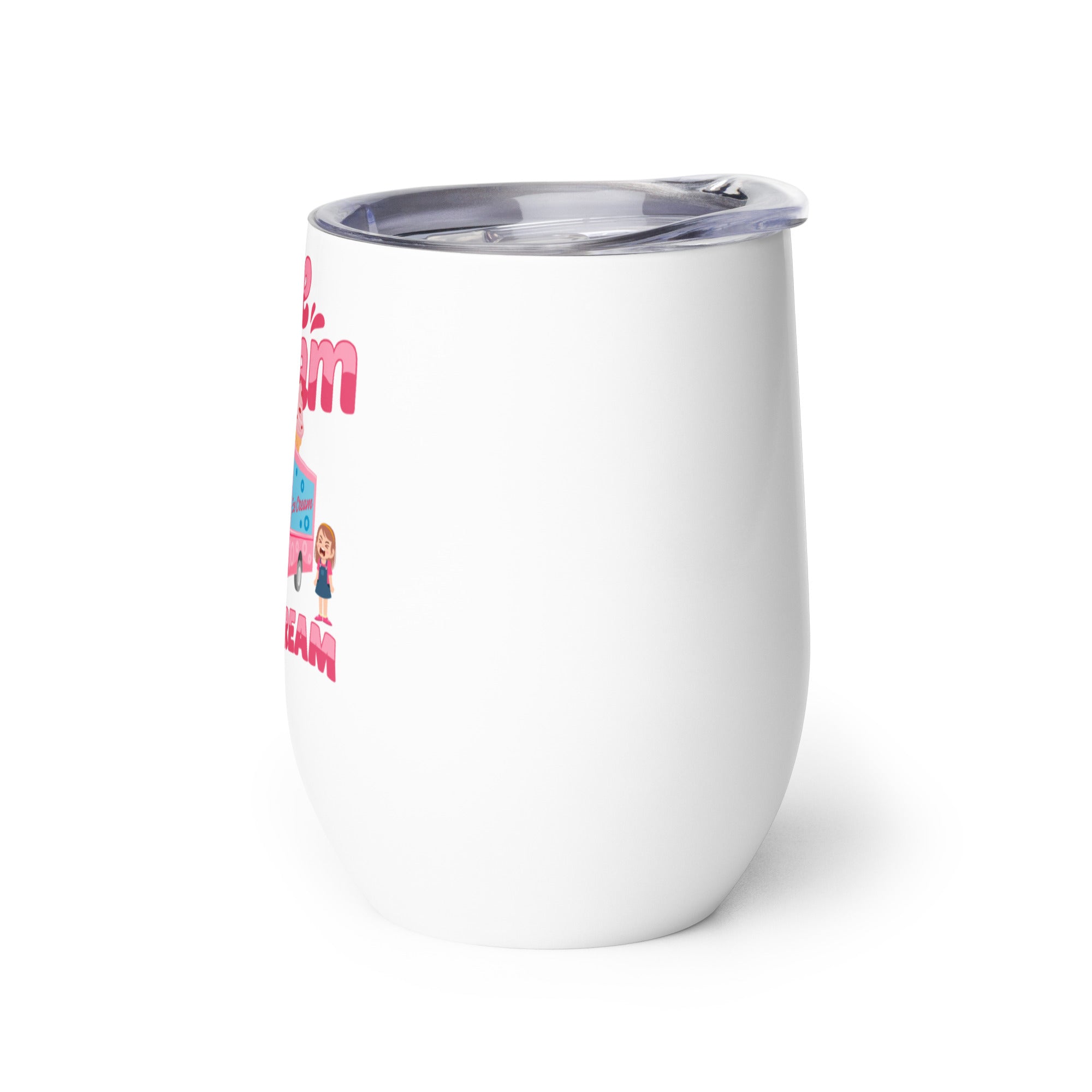 Ice Cream You Scream Wine tumbler