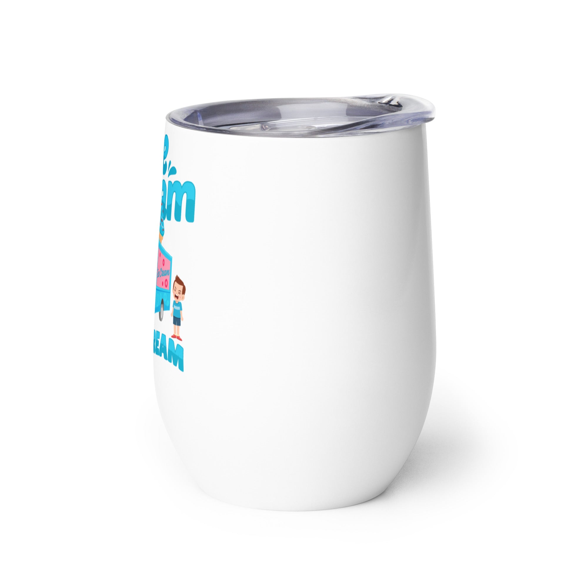 Ice Cream You Scream Wine tumbler